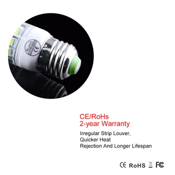 110V, 220V LED Lemputė Lemputė E27 Pakeisti Kaitinamąsias 20W 60W 80W 120W 100W Dėmesio 5730SMD 24 30 42 64 80 89 108 136 Led Lempos