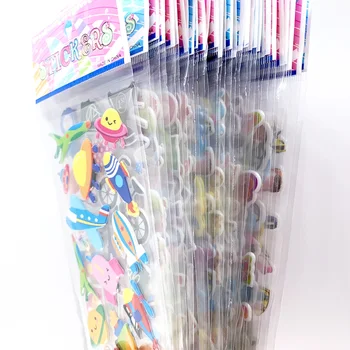 12 Lapų, animacinių filmų aplinkosaugos ¾enklelis žaislai vaikams 3D mielas burbulas PVC 