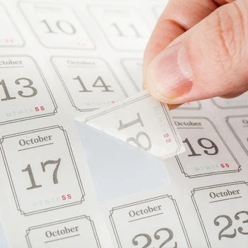 12 Lapų Kūrybos 365 Dienas Kasdien Plano Vadovas Etiketės Washi Lipdukas Kalendorius 