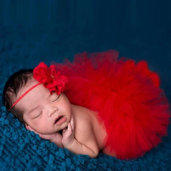12 Spalvų Lopšių Fotografijos Rekvizitai Kūdikių Kostiumas Apranga Baby Princess Tutu Sijonas Lankelis Kūdikių Fotografija Rekvizitai｡◕ᴗ◕｡