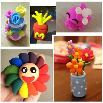 12 spalvų Molio žaislai 