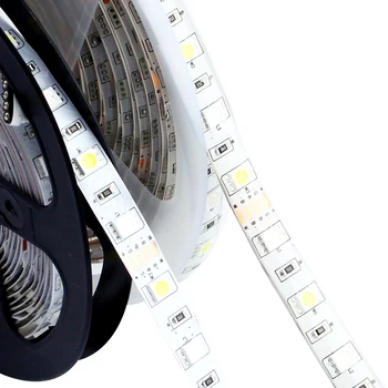12 V LED Juostelė Šviesos Juostos SMD 5050 60Leds/M LED Šviesos Juostelės Juosta RGB LED Juostelės apšvietimo diodų Juostelės juosta Lanksti NĖRA atsparus Vandeniui