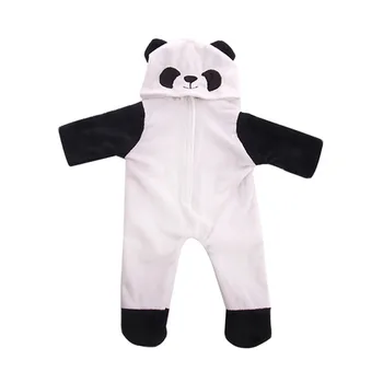12 Vnt Mielas Panda Temą Lėlės Drabužius, Aksesuarus Pasirinkti, 18 Colių Mergina Lėlės ir 43 cm, Naujas Gimęs Kūdikis Elementus ir Mūsų Kartos
