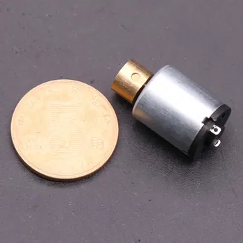 1215 Miniatiūriniai srovė, 1,5-3V Cilindro Vibracijos Variklis su žalvario Ekscentriškas varantys pagrindinė pavara 5*7mm Micro Vibratorius Vibruoja Variklis