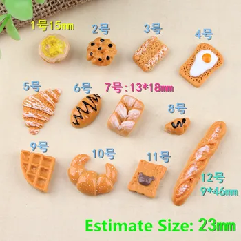 12PCS 1:6 1:12 modeliavimas lėlių blyth miniatiūriniai re-mo Mini duona, desertui sausainiai, Spurgos BJD Doll virtuvės Maisto barbie