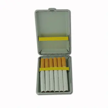 12pcs cigarečių Aukštos qualtiy nerūdijantis plienas, Cigarų, cigarečių atvejais, Tabako, cigarečių dėžutės cigarečių įrankiai Mados Odos