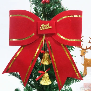 12pcs/set Kalėdų Eglutės papuošalus Kalėdų Lankai Kabantys Papuošalai Kalėdų Pakabukas Prekių Nauji metai 2020 Metai Navidad Kerst Dekoras