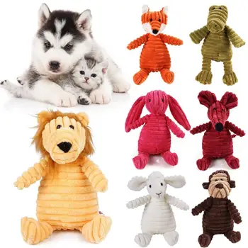 13 Gyvūnų, Šunų Kramtyti Girgždėti Žaislai, Žirafa, Vilnos Virvę Interative Žaislas Pliušinis Šuniukas Elnias Naminių Šunų, Kačių Kramtyti Cypimo Žaislas