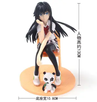 14cm Mano Paauglių Romantiška Komedija HE Yukino Yukinoshita PVC Veiksmų Skaičius, Cute Girl Kolekcijos Lėlės Modelio Luffy Žaislas Papuošalai 14cm