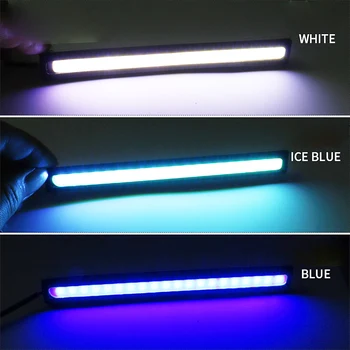 14cm Vandeniui Automobilių COB LED Šviesos Juostelės Automobilių Dienos Veikia Šviesos diodų (LED) 