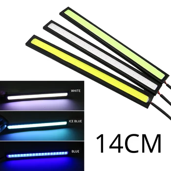 14cm Vandeniui Automobilių COB LED Šviesos Juostelės Automobilių Dienos Veikia Šviesos diodų (LED) 