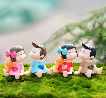 15 Stilių Mini Kėdė Namų Dekoro Miniatiūros Pasakų Sodų Papuošalus Figūrėlės Žaislai 