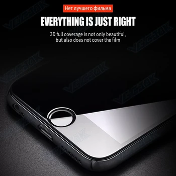 15D 9H Grūdintas Stiklas iPhone SE 2020 6 6S 7 8 Plius Screen Protector, iPhone 12 mini Pro 11 XS Max X XR Apsauginės Stiklo Plėvelės