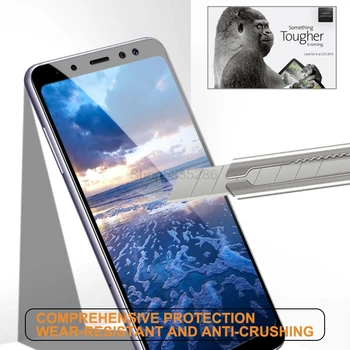 15D Apsauginis Stiklas Samsung Galaxy A6 A8 Plius A7 A9 2018 Grūdintas Screen Protector, J4 J6 Plius J2 J7 J8 2018 Stiklo Plėvelė Atveju
