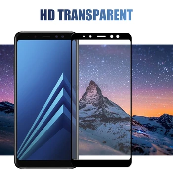 15D Apsauginis Stiklas Samsung Galaxy A6 A8 Plius A7 A9 2018 Grūdintas Screen Protector, J4 J6 Plius J2 J7 J8 2018 Stiklo Plėvelė Atveju