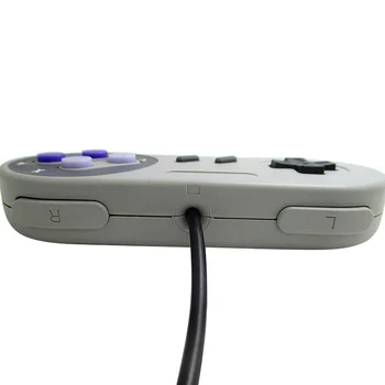 16 Bitų Žaidimų Valdiklis ABS Gamepad Super Nintend SNES Sistemos Konsolės Valdymo Mygtukai Gamepads S1