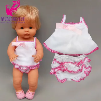 16 Colių Baby Doll Suknelė rinkiniai 40cm Nenuco Ropa Y Su Hermanita Lėlės Drabužių Priedai