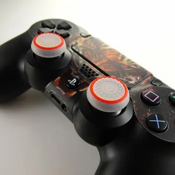 16 VNT neslidžiais Silikono Analog Joystick Thumbstick Nykščio Stick Danga Kepurės Atvejų, PS3, PS4 Xbox 360 Xbox Vienas Valdytojas