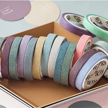 16 Įvairių Kelių Colord Washi Tape Lipnia Juosta 