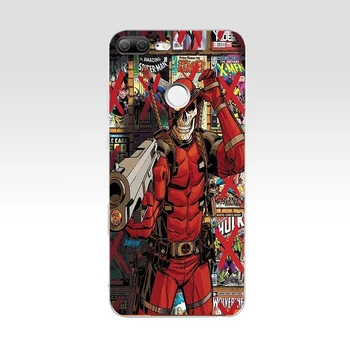 167H Kietas Marvel Herojus Deadpool Minkšto Silikono Tpu Padengti telefoną Atveju huawei Honor 9 Lite 10 p 9 10 lite