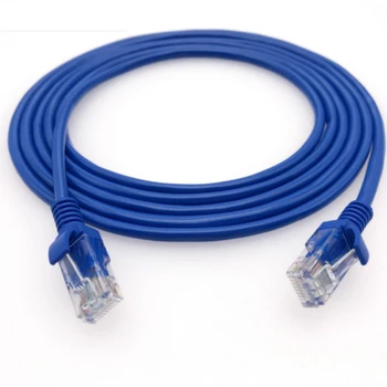 1m/2m/3m/5m/10m RJ45 Ethernet Tinklo LAN Kabelis Cat 5e Kanalo UTP 4Pairs 24AWG Patch Cable Router Daug Įdomių aukščiausios kokybės