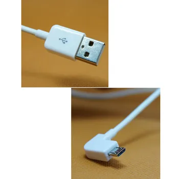 1M/3M/5M 90 Laipsnių Micro USB Laidas, Greito Įkrovimo Samsung 