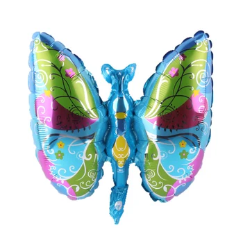 1pc 16 colių mini spalvingas drugelis drugelis aliuminio plėvelę, balionas laimingas gimtadienio balionas vestuvių dekoravimas balionas