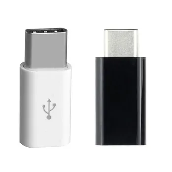 1PC/5 VNT Išskirtinį Mažų Mikro USB3.1 USB-C Tipo-C Duomenų Įkrovimo Adapterio, Patogus Bendrojo Pažangios Elektronikos