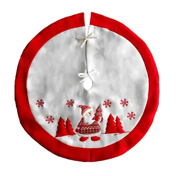 1pc Baltas Pliušinis Kalėdų Medžio, Kailio Kilimas Linksmų Kalėdų Dekoracijos Namų Gimdymo Medžio Sijonai Naujųjų Metų Dekoracija navidad