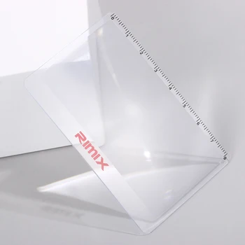 1Pc didinamasis stiklas 3X Didinamąjį-Ultra plonas, Patogus, PVC Skaidrios Kreditinės Kortelės Dydžio Masto Lauko Dėmesio Fresnel Objektyvo