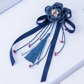 1PC Kostiumas Kinų stiliaus Hanfu kutas juostelės staigius rankų darbo gėlių šukuosena