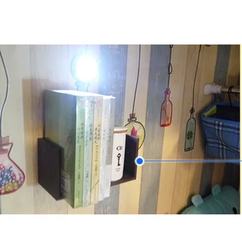 1PC LED Nakties Šviesos Naujas Touch Energiją Taupanti Lemputė, Lipnios Belaidžio Baterijų Maitinamas Spinta, Miegamojo, Virtuvės, Namų apyvokos Prekėmis