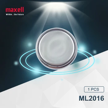 1pc Maxell Originalus ML2016 ML 2016 3v Ličio Jonų Įkraunamoji Ličio Jonų Moneta Ląstelių Mygtuką RTC CMOS Baterija Baterijos