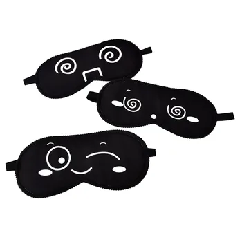1pc Miega Akių Kaukė Juoda Kauke Kelionės Miego Įrankiai Tvarstis Ant Akys Juodos spalvos Akių Šešėliai Miego Kaukę, Karšto