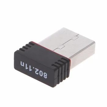 1PC Mini 2.4 GHz ISM 150Mbps USB 2.0, WiFi Bevielio Tinklo Adapteris LAN Kortelės 802.11 ngb Ralink MT7601