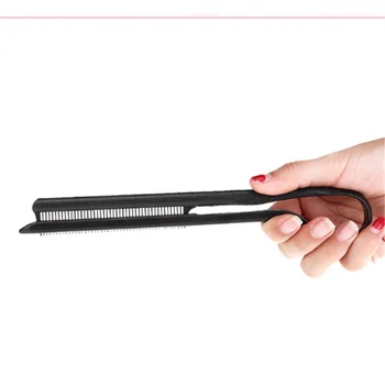 1PC Naudinga Plaukams Tiesinti Salonas Šukos, plaukų kirpimo Sklandžiai Įrankį Laikykite Žnyplės Plaukų Formavimo Priemonės Moterims