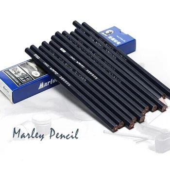 1pc Nekilnojamojo Maries Piešimo Eskizas Pieštuku Pažymėti Medienos mėlyna profesinės grafikos pieštukas (3H-14B) eskizas pieštuku menininkas, dizaineris ASS040