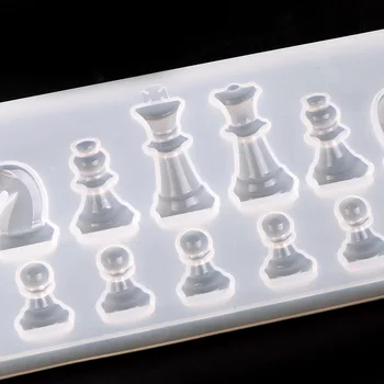 1Pc Tarptautinės Šachmatų Figūrą Silikono Formos 