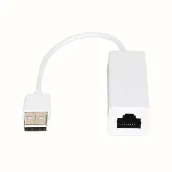 1Pc USB2.0 RJ45 Lan Tinklo Ethernet Adapterio plokštę 