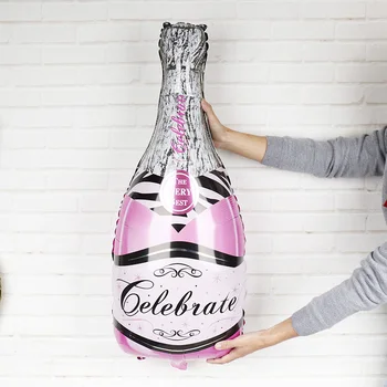 1pc Viskio butelį taurės Laimingas gimtadienio Dekoracijas suaugusiųjų folija balionas Nuotakos Dušas Vestuvių Bachelorette metų iki tobulumo