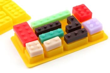 1PCS 10Hole Lego Plytų Blokų Formos Stačiakampis 