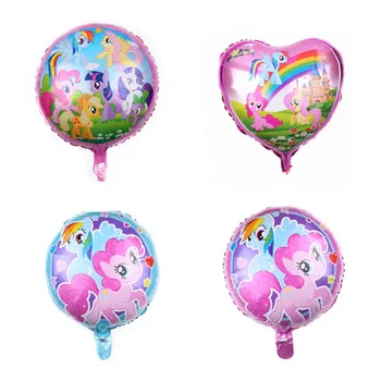 1pcs 45X45cm Mažai Arklių Ponis Folija Balionas globos Vaikų gimtadienio ponis šalis vestuvių dekoravimo reikmenys Helio balionai