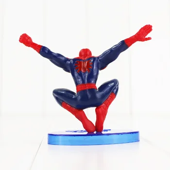 1pcs 9cm žmogus-Voras Žaislai, Superhero The Amazing Spider-man PVC Veiksmų Skaičius, Kolekcines, Modelį, Žaislai