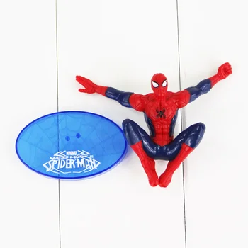 1pcs 9cm žmogus-Voras Žaislai, Superhero The Amazing Spider-man PVC Veiksmų Skaičius, Kolekcines, Modelį, Žaislai
