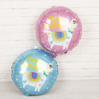 1pcs/daug Lama Alpaka balionas aliuminio folija balionas vaikams gimtadienio apdailos kūdikio dušas šalis, prekių vaikams, žaislų, dovanų