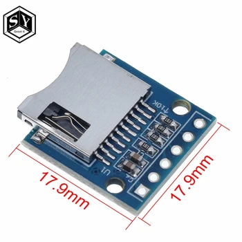 1PCS Didelis JIS Micro SD Saugojimo Plėtros Valdybos Mini Micro SD TF Atminties Kortelės Shield Modulis Su Kaiščiais RANKOS AVR