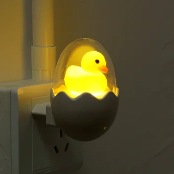 1pcs Geltona Antis LED Nakties Šviesos Jutiklis Kontrolės Pritemdomi Sienos Lempos Nuotolinio Valdymo Namų Miegamojo, Vaikų, Vaikams, Dovanų naktinė lempa