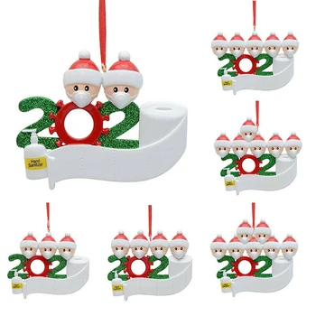 1Pcs Kūrybos Ranka Vardas Santa Sąlyga PVC Kalėdų Pakabučiai Ornamentu Kalėdų Eglučių Papuošalai, Decoration, Vaikams, Žaislai