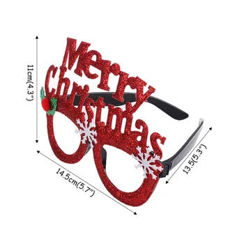 1pcs Linksmų Kalėdų Taurės Kalėdų Senelis Kalėdų Medžio Sniego Nuotrauka Rekvizitai Kalėdų Dekoracijos Kalėdų Dovanos Naujųjų Metų 2021 Akiniai