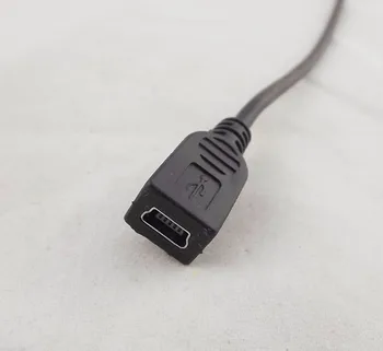 1pcs Mini USB B 5 Pin Male Plug Moterų Jack Pratęsimo Duomenų Adapterio Laidą Veda Laidą 25cm